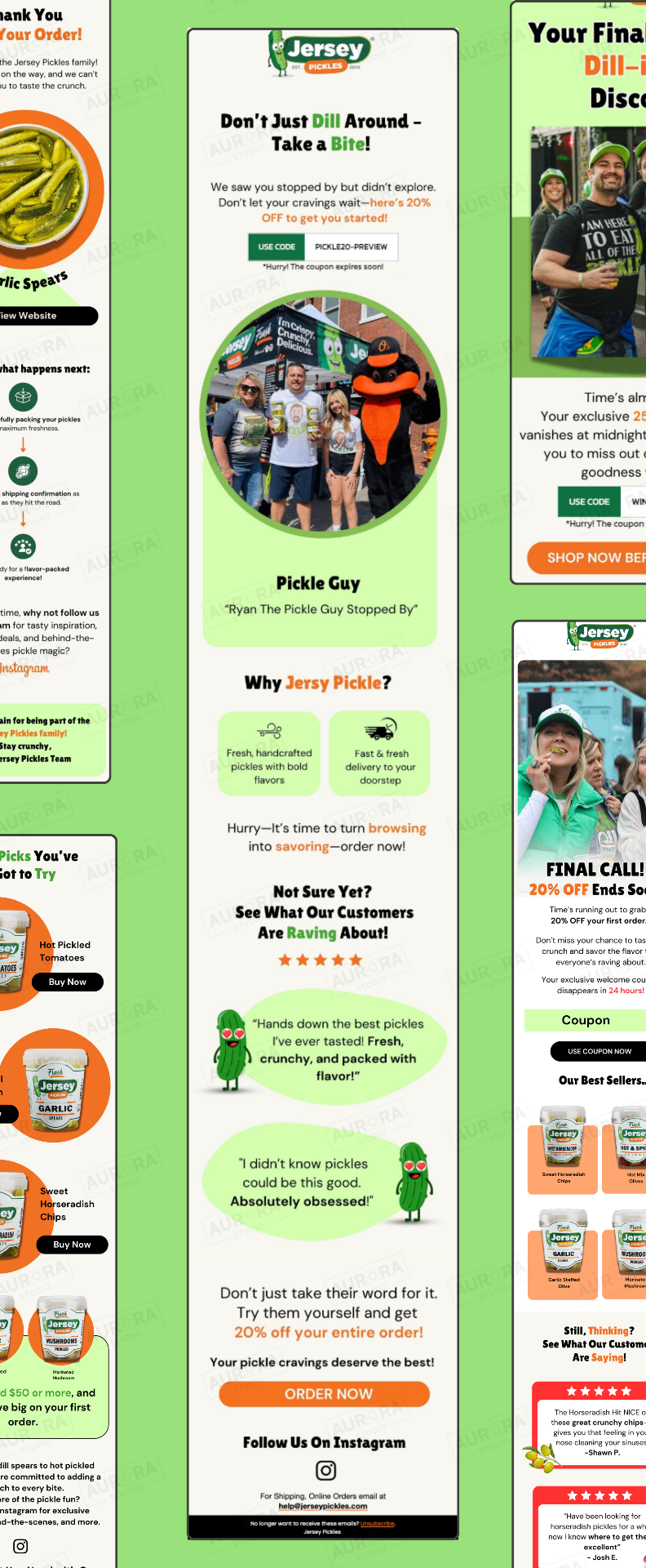Jersey Pickles — Email Campaign